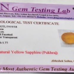 Bankok Sapphire Stone – Natural Certified Blue Sapphire (Neelam) for Shani & Wealth